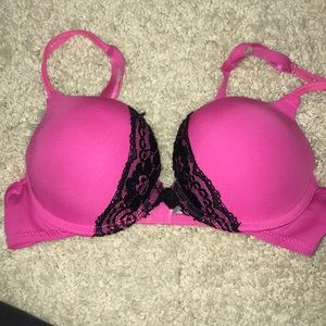 Hot Pink Padded Bra